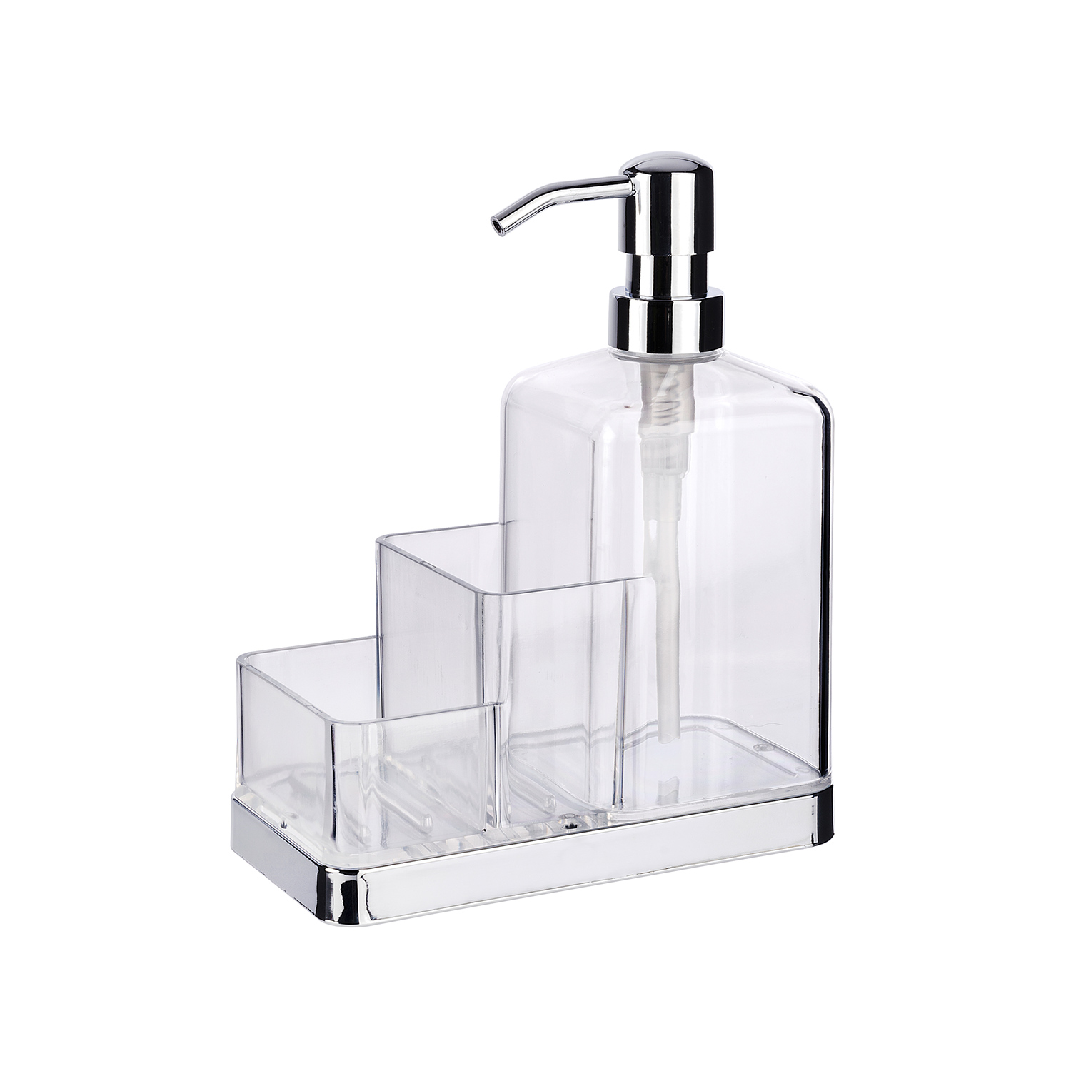 Dispenser Sapone Accessori Bagno.Wenko Dispenser Per Sapone E Porta Spugne Clarido Serie Accessori Bagno Ebay