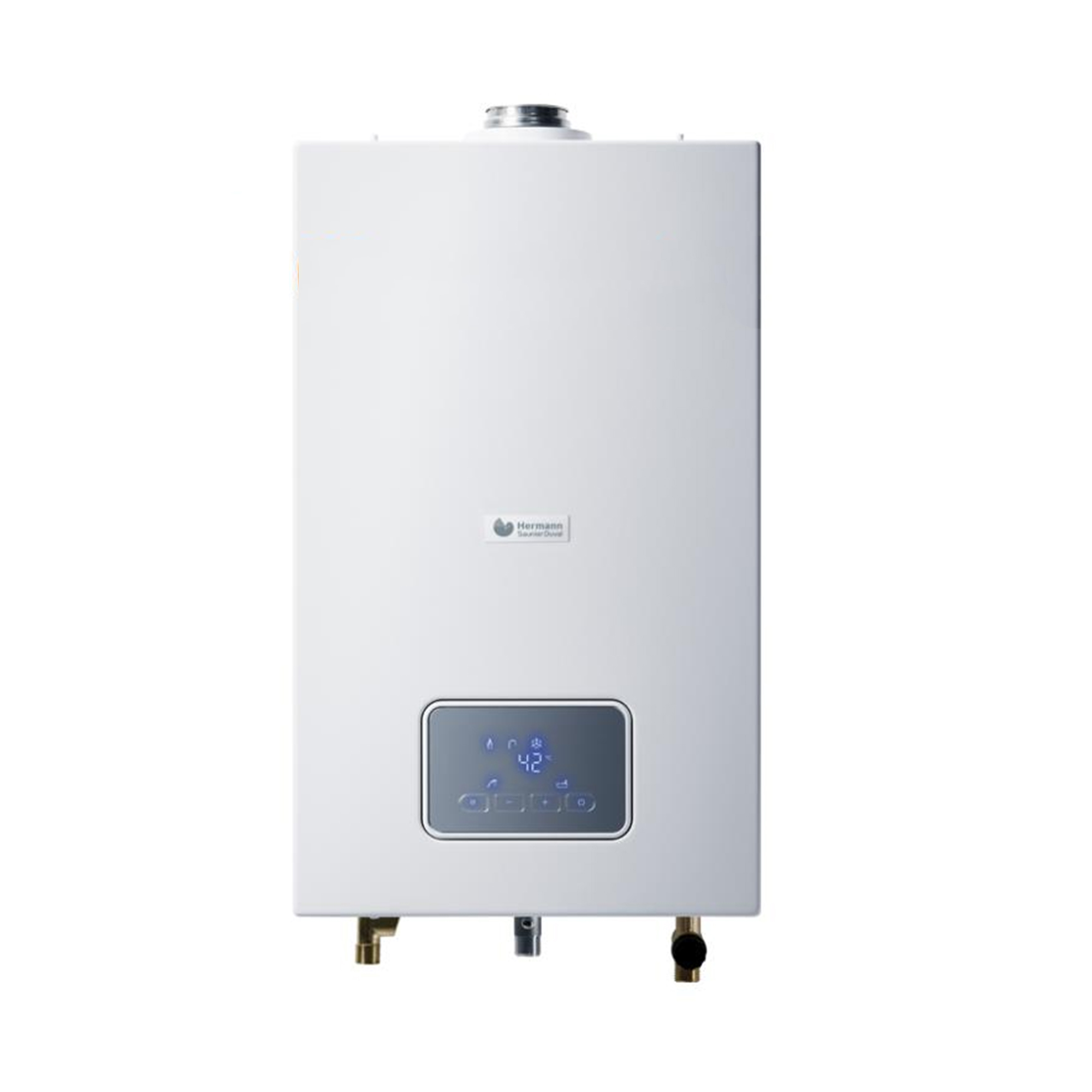 Image of Scaldabagno a Gas Hermann Saunier Duval OPALIA F 15 LRT Low NOx GPL Completo di kit fumi cod. 0010024250 - NOVITA&#39;