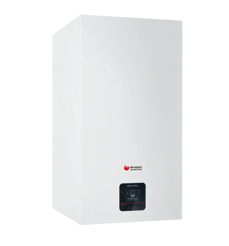 Image of Caldaia Hermann Saunier Duval MASTER CONDENS 35 kW a condensazione con bollitore di 42 litri Metano o Gpl Kit Fumi Sdoppiato