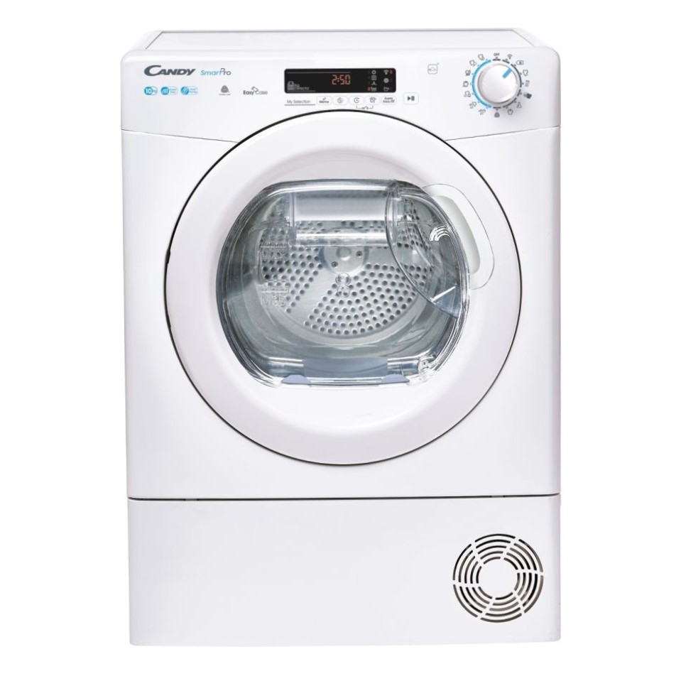 Image of Asciugatrice a Pompa di calore 10 Kg CANDY CSOE H10A2DE-S WIFI e Partenza Ritardata CSOEH10A2DE-S (A85xL60xP60) Classe A++