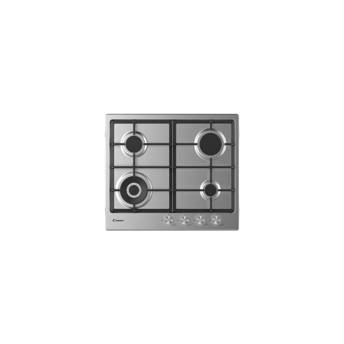 Image of Piano Cottura a Gas 4 Fuochi Candy CHG6BF4WPX Acciaio Inox
