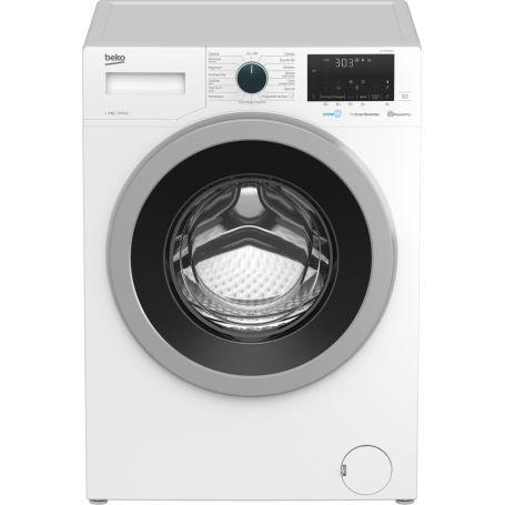 Image of Lavatrice a Carico Frontale Beko 9 Kg WTX91436AI-IT Classe B (A85xL60xP60) 1400 Giri Bluetooth- ProSmart Inverter