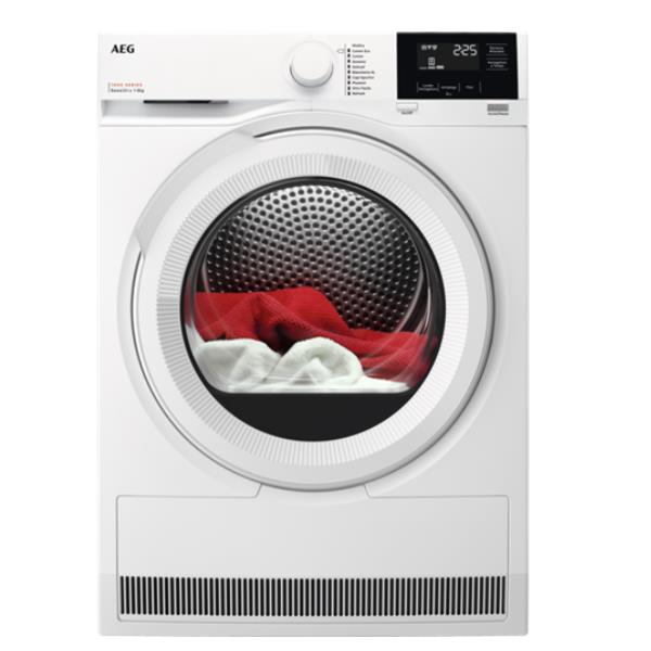 Image of Asciugatrice a Pompa di Calore 8 Kg Aeg TR8G83GW Serie 8000 AbsoluteCare MixDry HYGIENE SensiDry (A85xL59,6xP63,8) Classe A+++