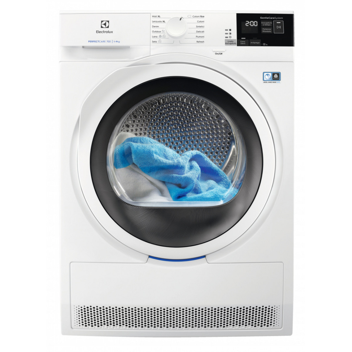 Image of Asciugatrice a Pompa di Calore 9 kg Electrolux EW7H492Y (A85xL59,6xP63,8) Classe A++