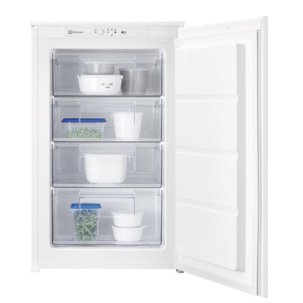 Image of Congelatore Verticale A Incasso Electrolux LUB3AE88S 98 Litri Classe E (A87,3xL54,8xP54,9) Bianco