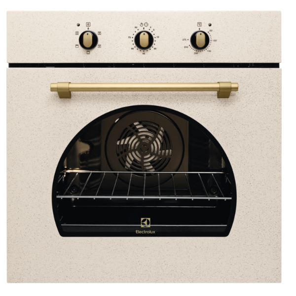 Image of Forno Elettrico Ventilato Ad Incasso Electrolux Multifunzione ROB2201AON 74 Litri Classe A (A58,9xL59,5xP56,9) Sabbia