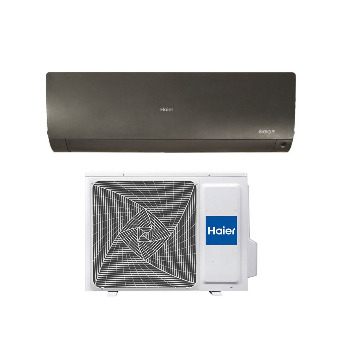 Image of Climatizzatore Condizionatore Haier Inverter serie FLEXIS PLUS BLACK 18000 Btu AS50S2SF1FA-MB3 R-32 Wi-Fi Integrato Classe A++/A++ Colore Nero
