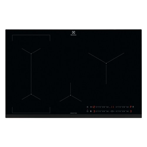 Image of Piano Cottura A Induzione Electrolux Serie 600 Bridge Eil83443 4 Fuochi (L78xP52) Vetroceramica Nero