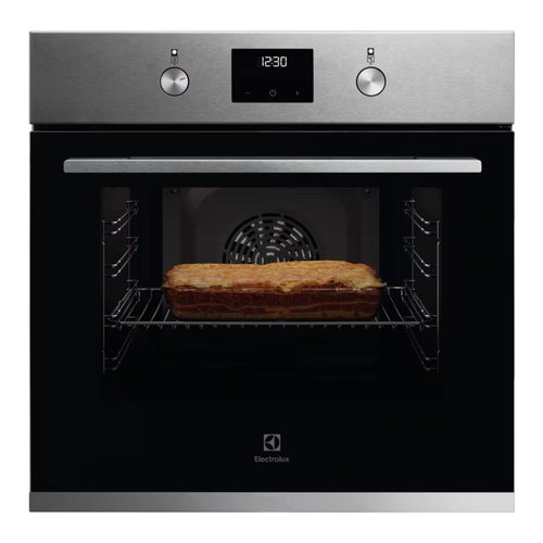 Image of Forno Elettrico Ventilato Ad Incasso Electrolux Serie 600 KOFGC40BX SurroundCook 65 Litri Classe A (A59xL59,4xP56) Inox