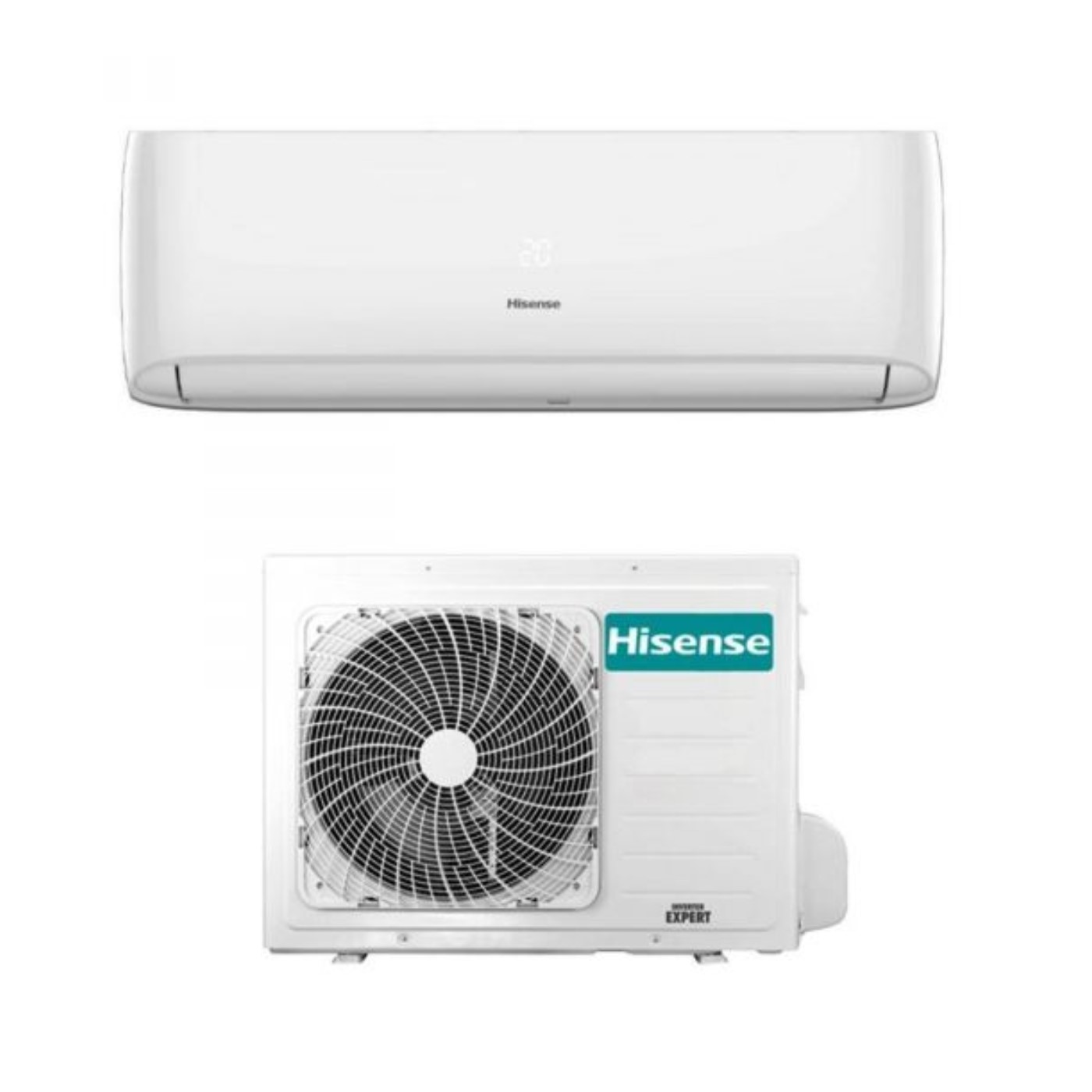 Image of Climatizzatore Condizionatore Hisense Inverter Serie EASY SMART 9000 Btu CA25YR03G + CA25YR03W R-32 Wi-Fi Optional - Novità