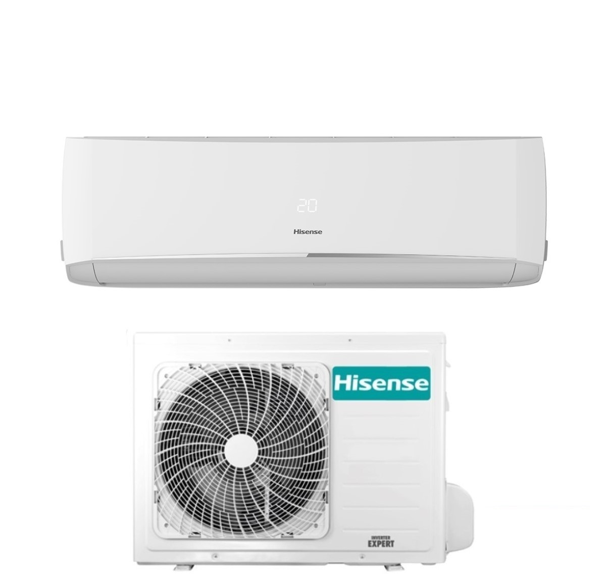 Image of Climatizzatore Condizionatore Hisense Inverter serie HALO 9000 Btu CBYR0905G + CBYR0905W R-32 Wi-Fi Optional A++/A+