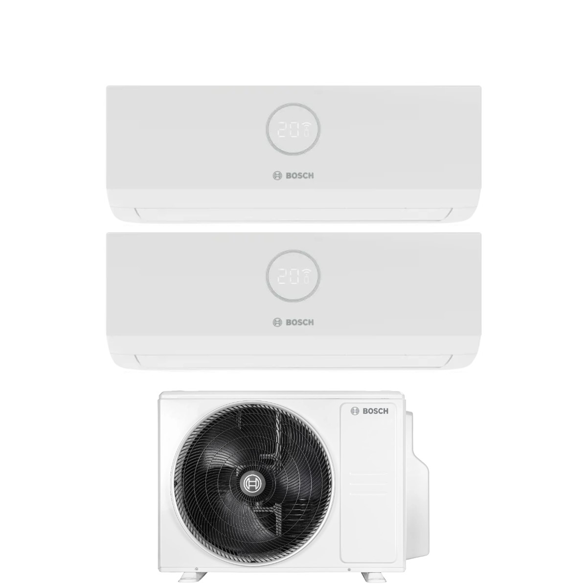 Image of Climatizzatore Condizionatore Bosch Dual Split Inverter serie CLIMATE 3000i 9+9 con CL5000M 41/2 E R-32 Wi-Fi Optional 9000+9000