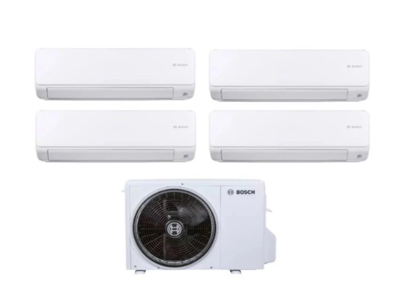 Image of Climatizzatore Condizionatore Bosch Quadri Split Inverter serie CLIMATE 6000i 12+12+12+12 con CL5000M 105/4 E R-32 Wi-Fi Optional 12000+12000+12000+12000