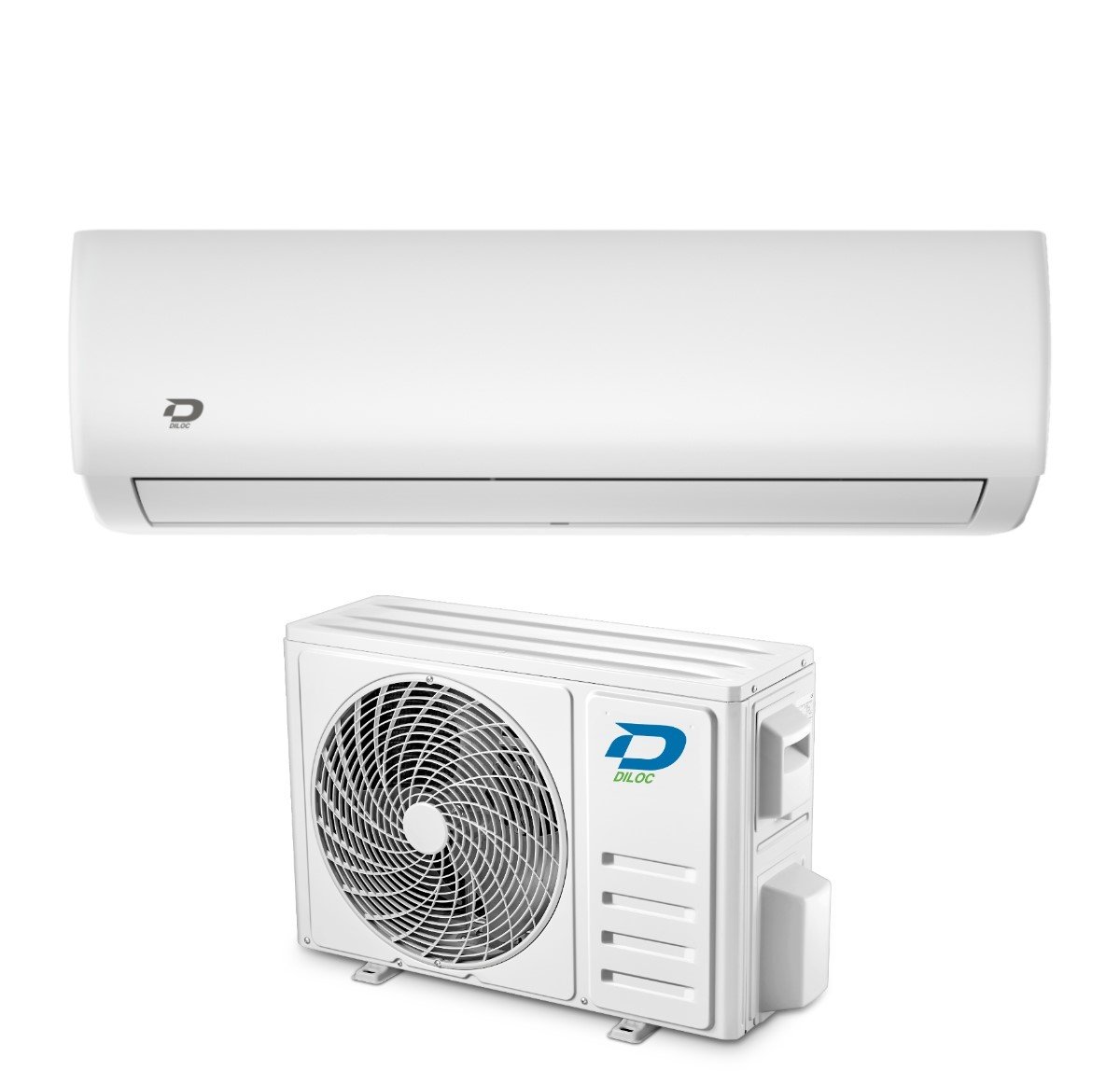 Image of Climatizzatore Condizionatore Diloc Inverter serie JESSICA WHITE 24000 Btu D.JESSICA 24000 R-32 Wi-Fi Integrato Bianco A+/A