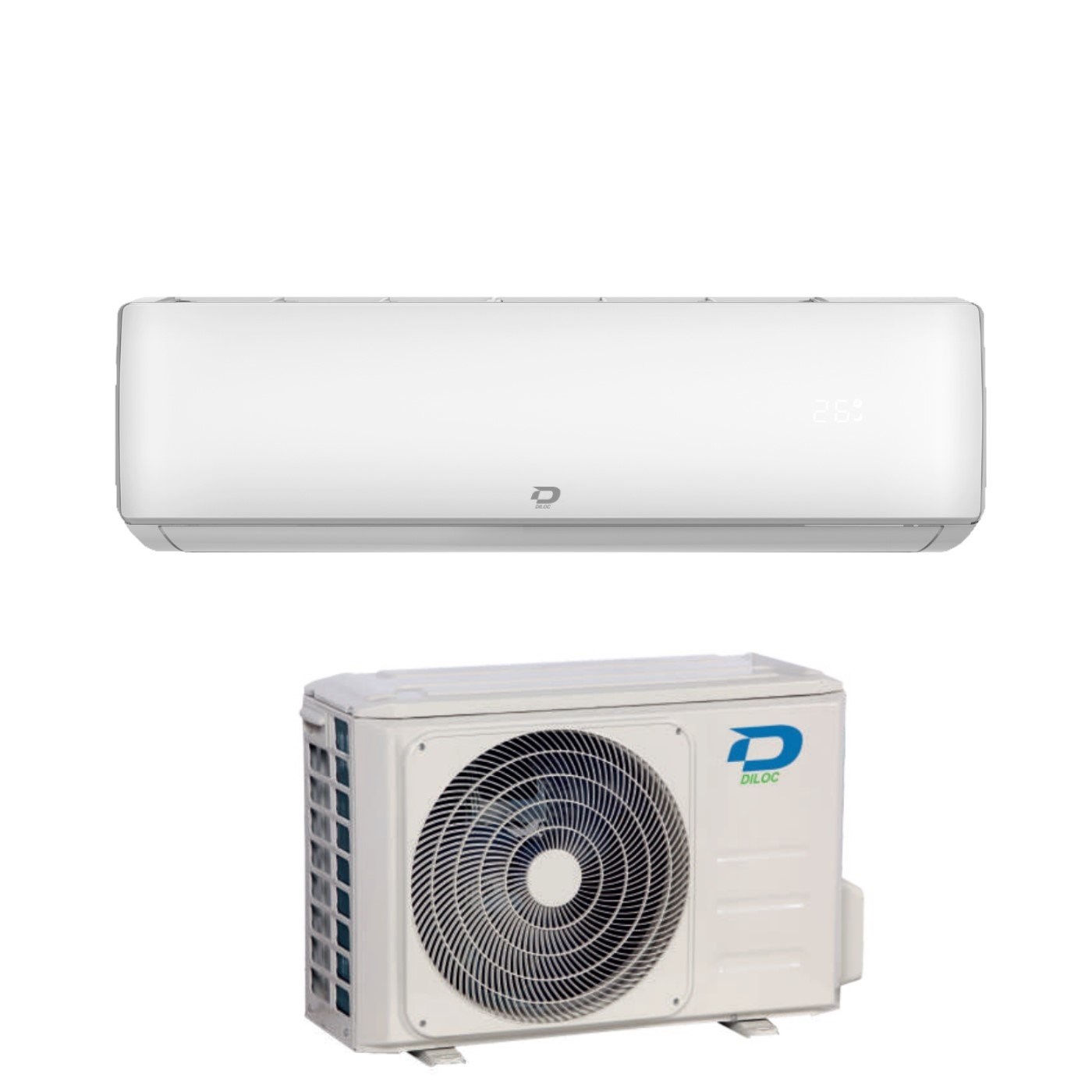 Image of Climatizzatore Condizionatore Diloc Inverter Serie SKY Plus 12000 Btu D.SKY12000 R-32 Wi-Fi integrato A++ - NOVITA&#39;