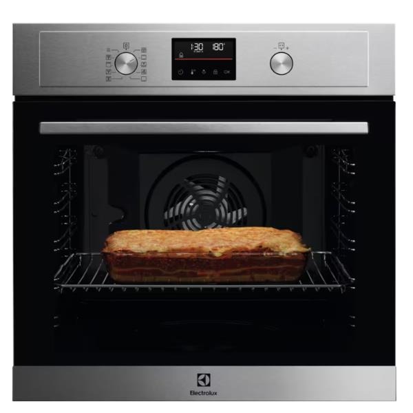 Image of Forno Elettrico Ventilato Multifunzione Electrolux Serie 600 EOF4P46X Classe A+ 72 Litri (A58,9xL59,4xP56,9) Acciaio Inox