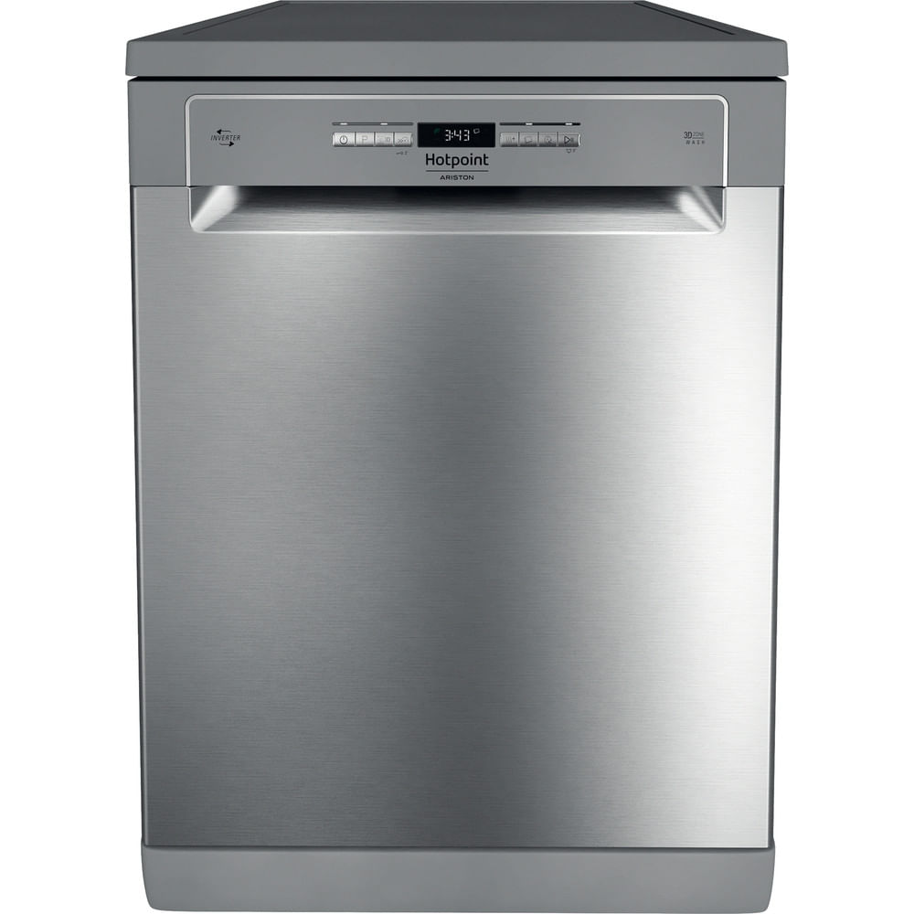 Image of Lavastoviglie Hotpoint Ariston A libera installazione grande capacita Inox Classe C HFO 3T241 WFG X