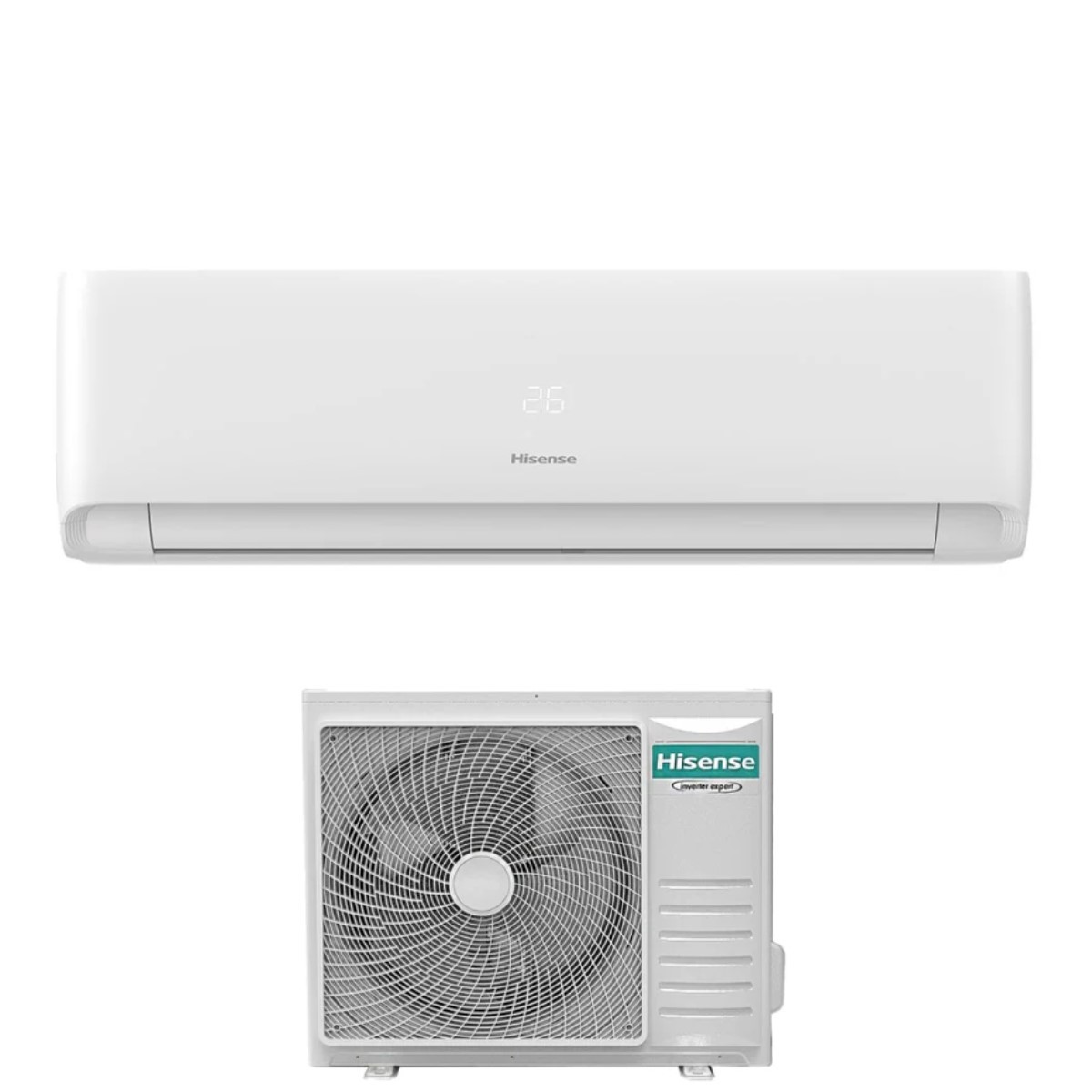 Image of Climatizzatore Condizionatore Hisense Inverter serie ECOSENSE 24000 Btu KF70KT01G R-32 Wi-Fi Integrato
