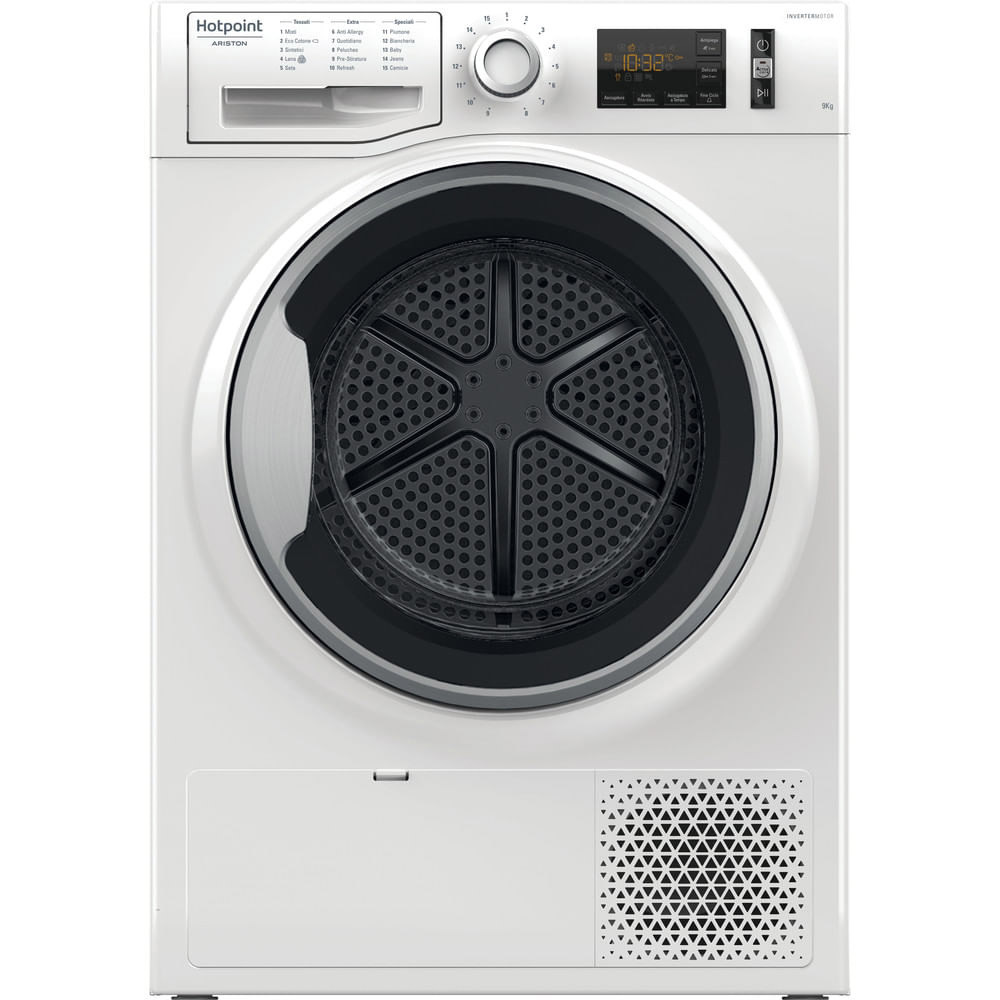 Image of Asciugatrice a Pompa di Calore a Caricamento frontale Hotpoint NTM1192WKIT 9 Kg (A84,9xL59,5xP65,5) A++