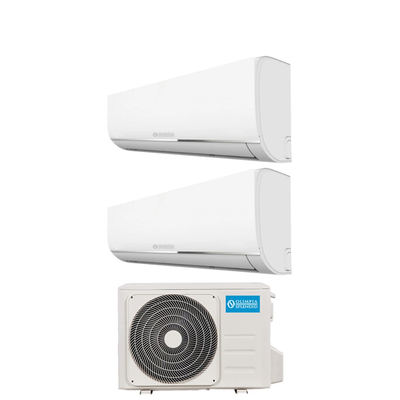 Image of Climatizzatore Condizionatore Olimpia Splendid Dual Split Inverter serie NEXYA S4 12+12 con OS-CEMYH18EI R-32 Wi-Fi Integrato 12000+12000