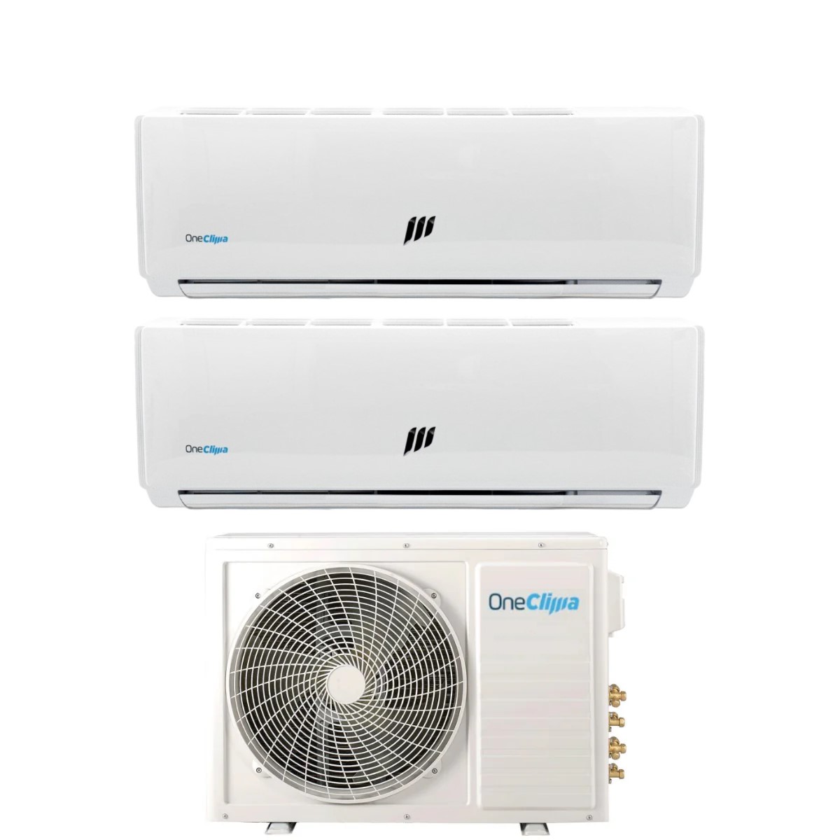 Image of Climatizzatore Condizionatore OneClima Dual Split Inverter serie PRO 9+9 con MLT18x2/Y24 R-32 Wi-Fi Optional 9000+9000