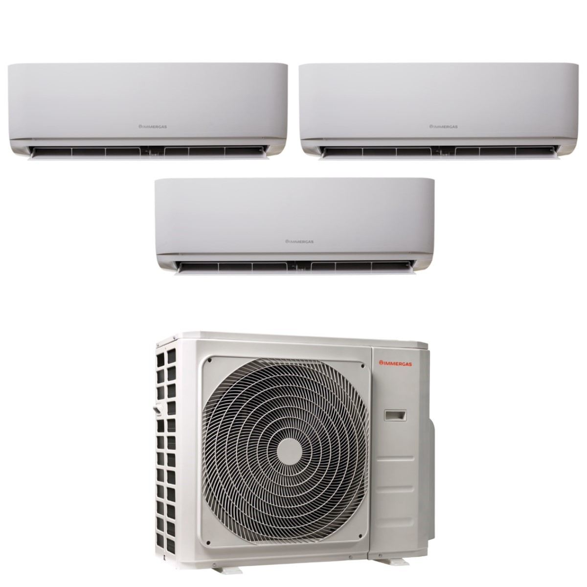 Image of Climatizzatore Condizionatore Immergas Trial Split Inverter serie THOR 9+9+9 con MULTI 21-3 R-32 Wi-Fi Optional 9000+9000+9000