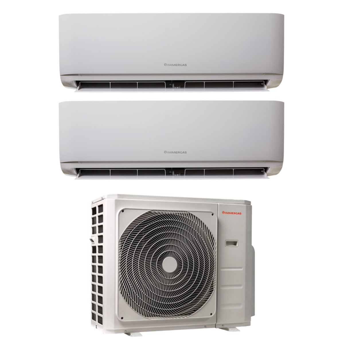 Image of Climatizzatore Condizionatore Immergas Dual Split Inverter serie THOR 9+18 con MULTI 21-3 R-32 Wi-Fi Optional 9000+18000