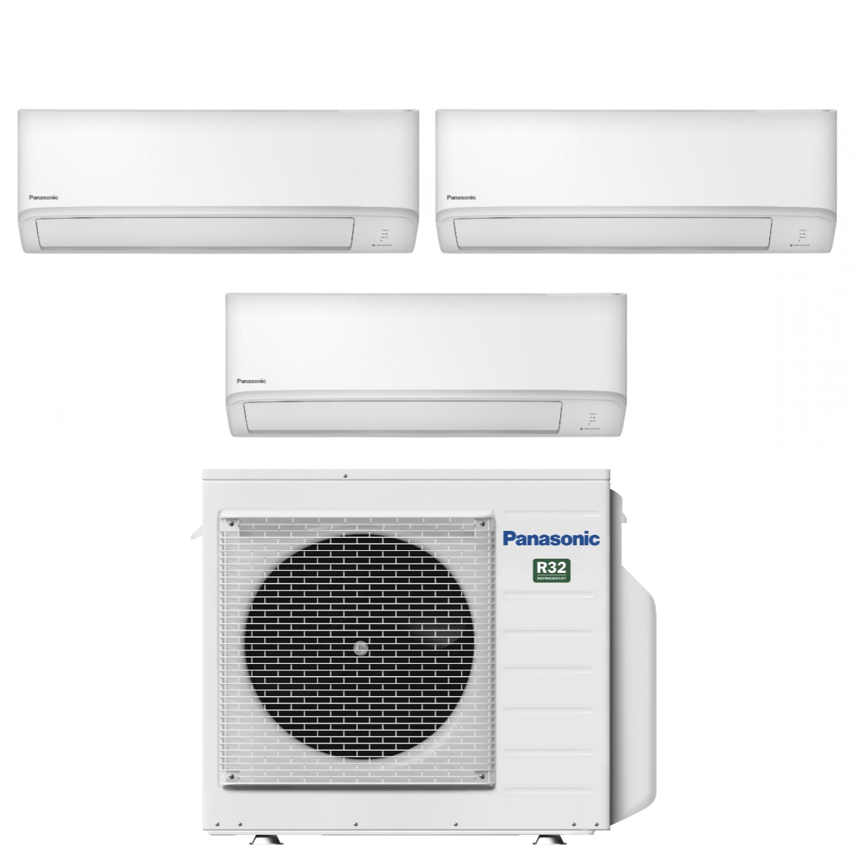 Image of Condizionatore Panasonic Trial Split serie TZ 7+7+7 con CU-3Z52TBE R-32 Wi-Fi Integrato 7000+7000+7000
