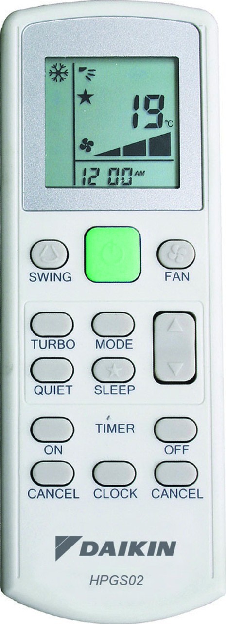 Image of Telecomando ad Infrarossi Daikin WRC-HPC per Ventilconvettori Fan Coil a Parete FWT-GT