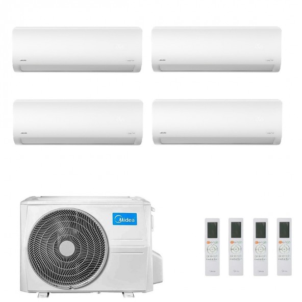 Image of Condizionatore Midea Quadri Split Inverter serie XTREME PRO GREEN 9000+9000+9000+9000 Btu con M4O-36 R-32 Wi-Fi integrato