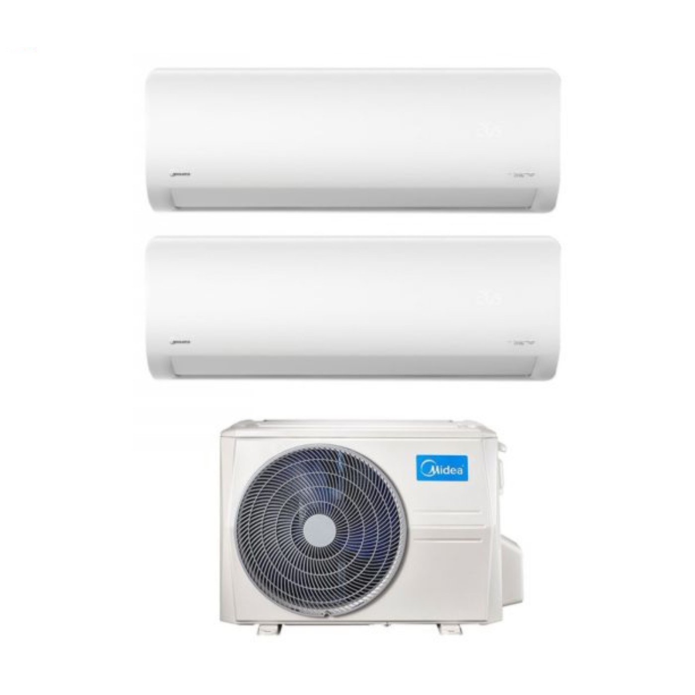Image of Condizionatore Midea Dual Split Inverter serie XTREME PRO 9000+9000 Btu con M2OH-14 R-32 Wi-Fi Integrato