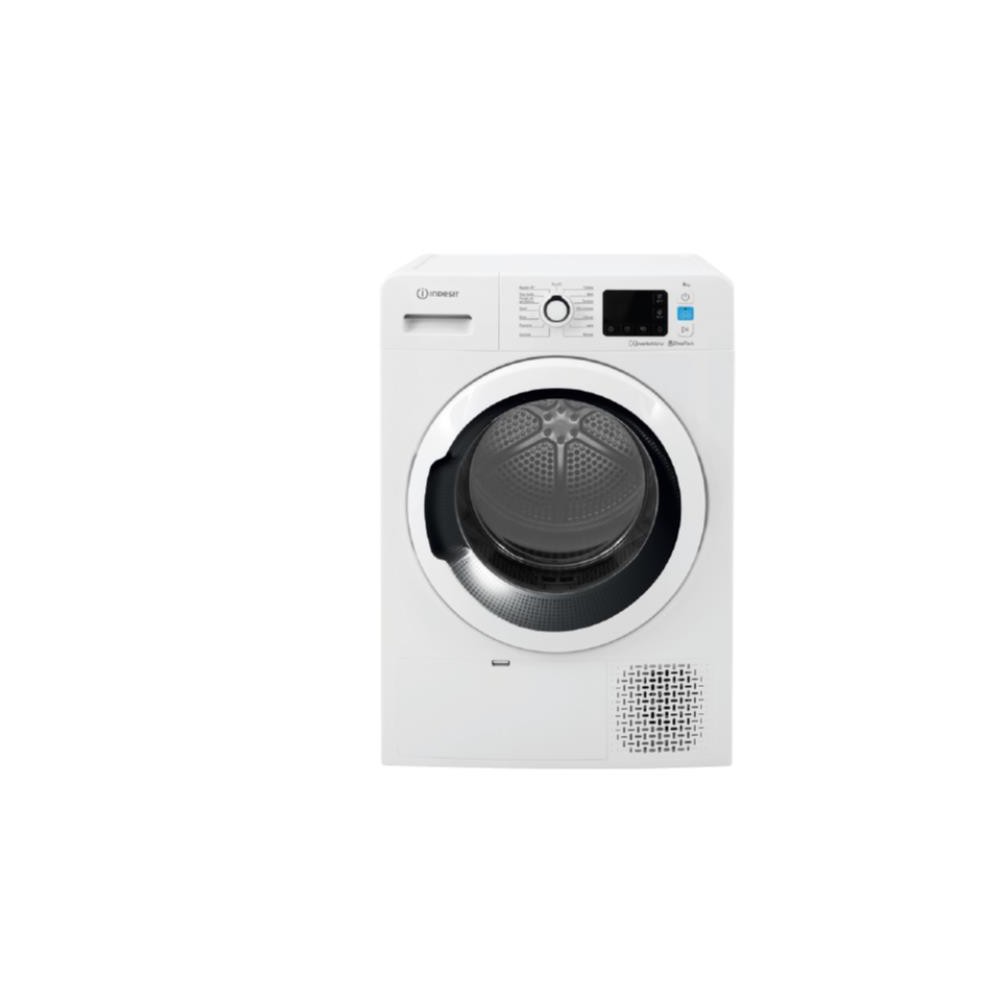 Image of Asciugatrice a Pompa di Calore Indesit DRYER 8 Kg LxPxA 59,5x67,5x84,9) Motore Inverter Bpm Filtro Easy Cleaning Display Digital Classe A+++ YTNM1183KRXIT