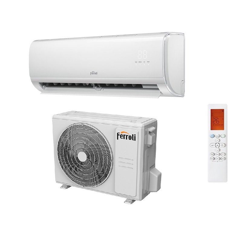 Climatizzatore Condizionatore Ferroli Inverter serie GIADA S 9000 Btu 2CP001HF R-32 Wi-Fi Integrato