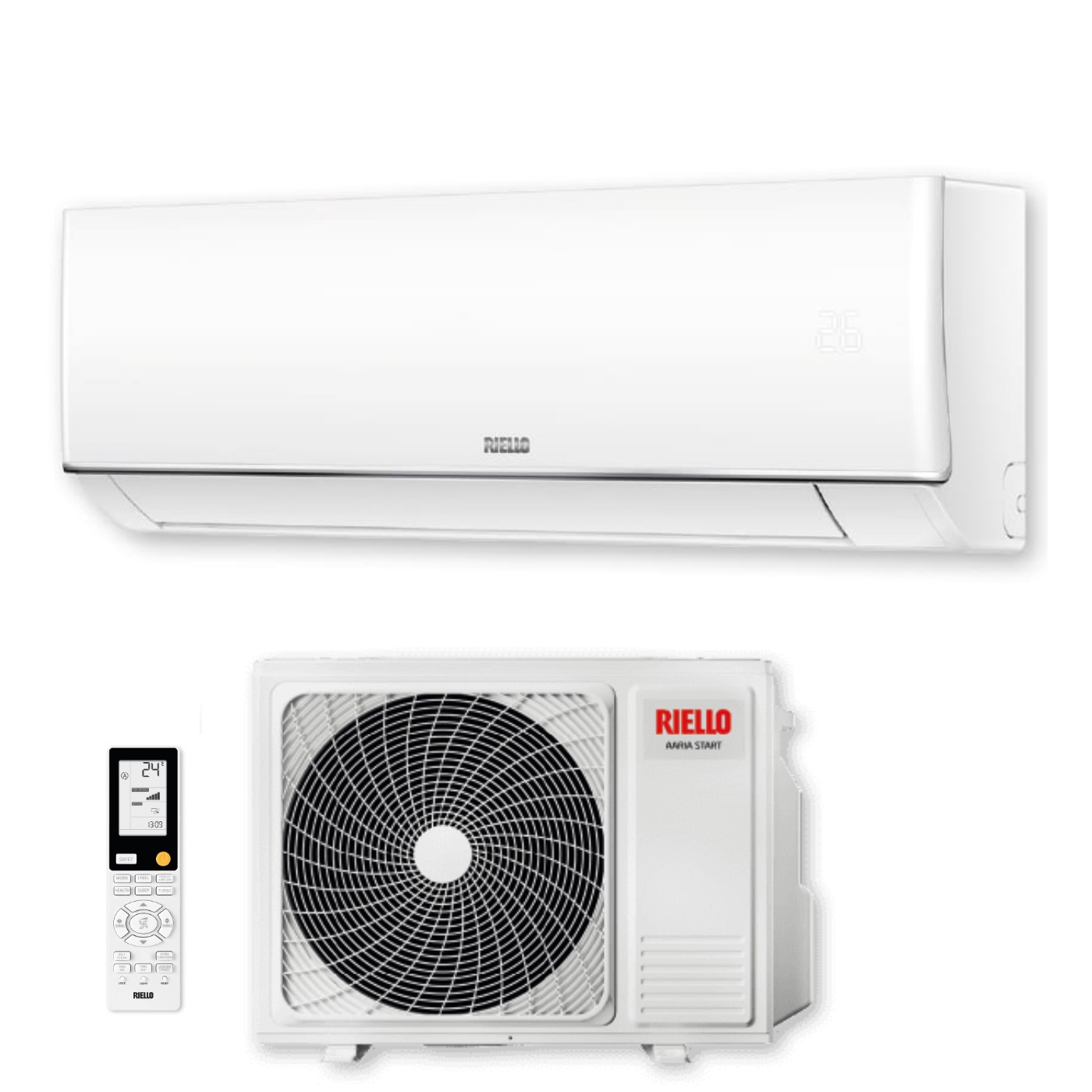 Condizionatore Riello Aaria Start N 24000 Btu AMW 70 ST N R-32 Wi-Fi Optional