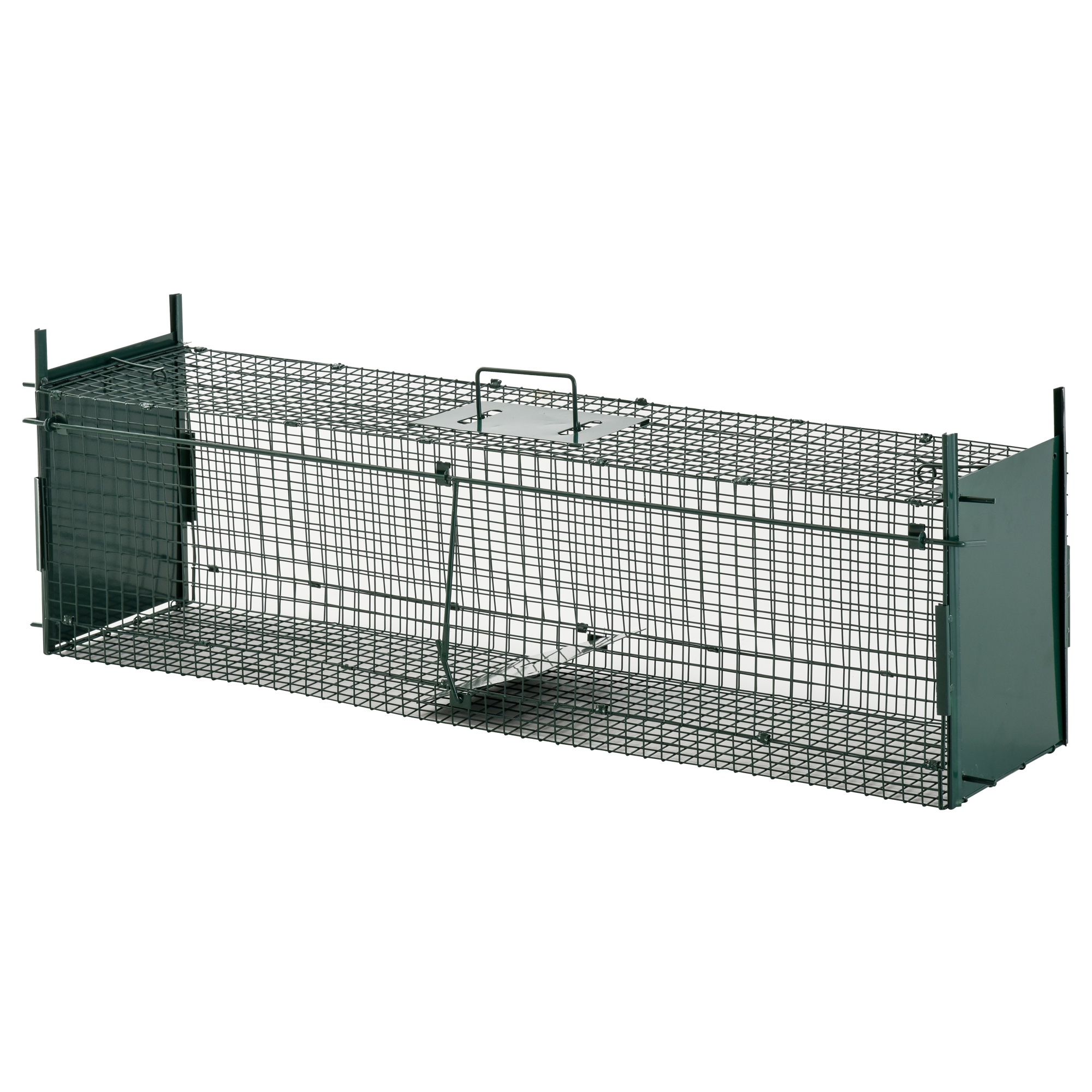 Easycomfort Gabbia Trappola per Piccoli Animali, Gabbia per Topi e Ratti con Doppia Porta, 100x25x28cm