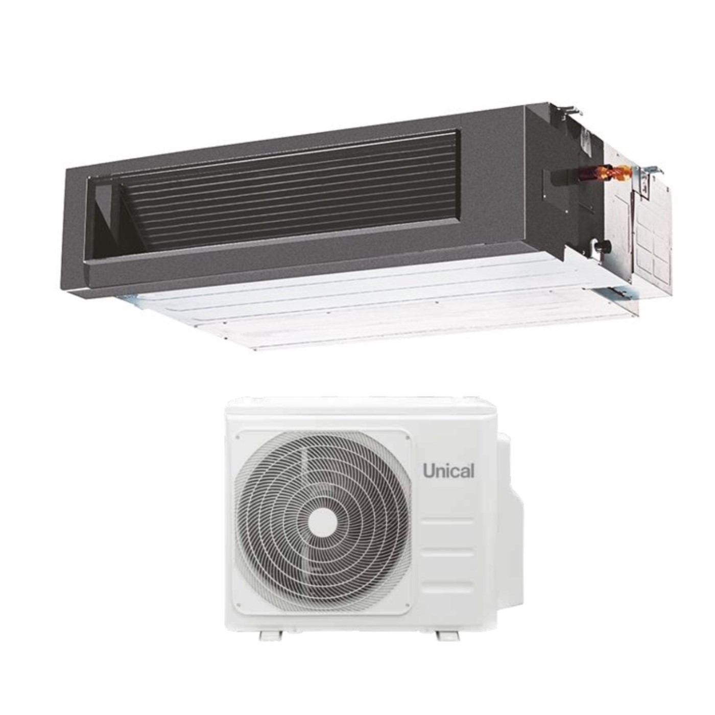 Climatizzatore Condizionatore Unical Canalizzabile 24000 BTU CN11 24H Classe A++/A+ Gas R-32 Wi-Fi Optional