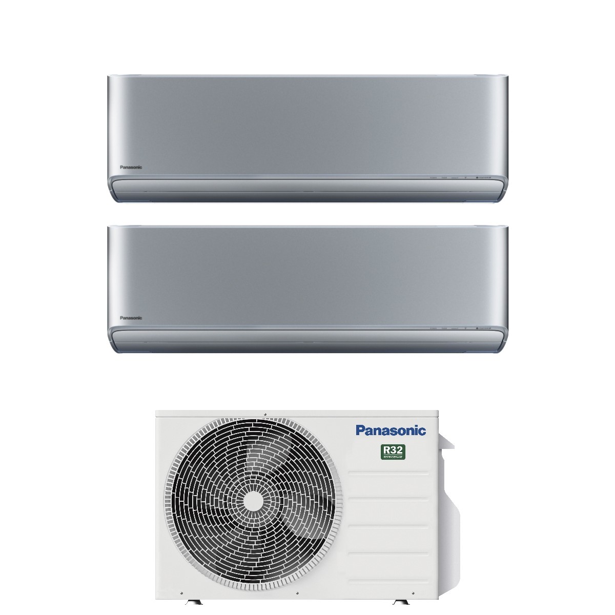 Condizionatore Dual Split Panasonic Etherea Silver 9+9 con CU-2Z41TBE R-32 Wi-Fi Integrato