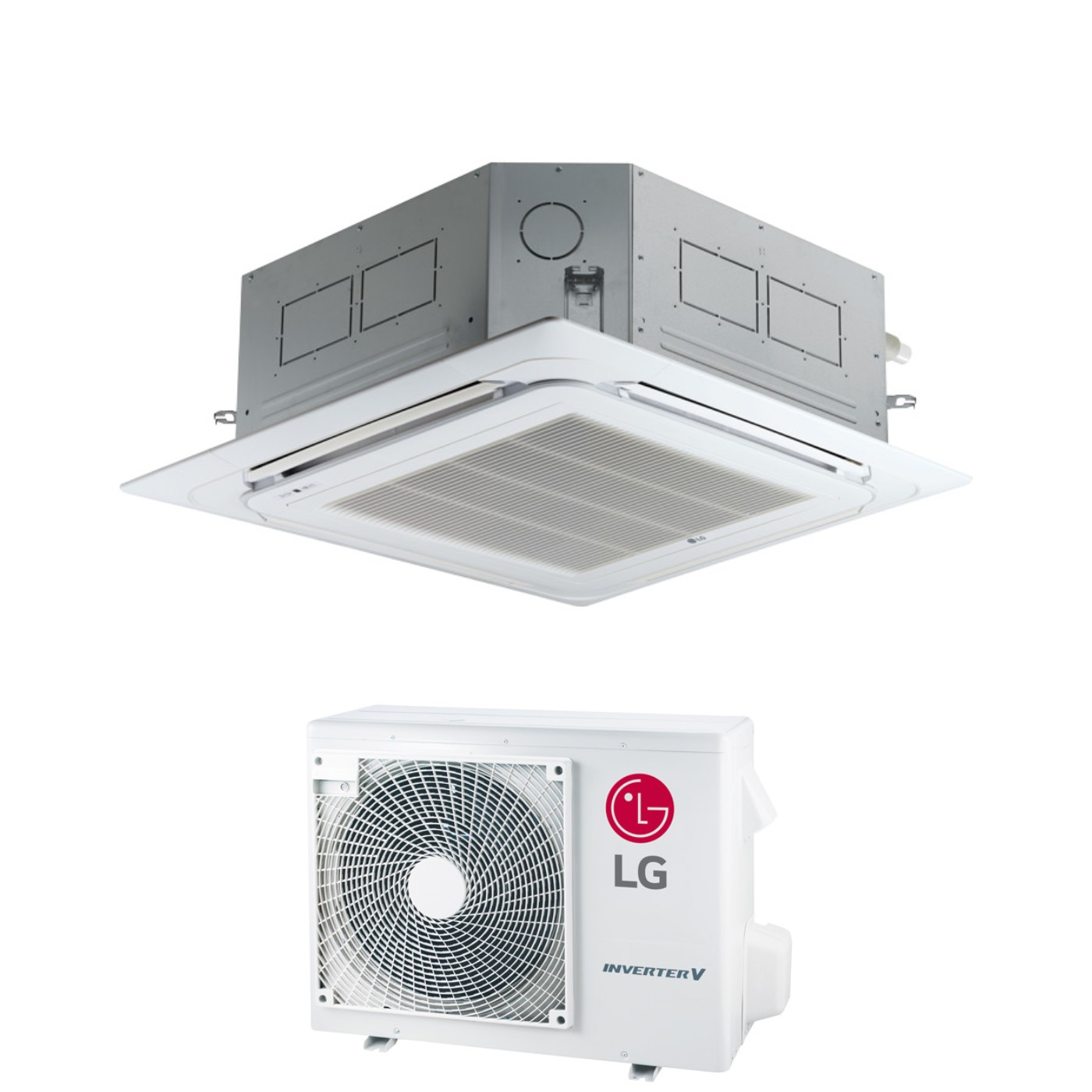 Condizionatore LG Cassetta a 4 Vie Inverter 9000 Btu CT09F R-32 Wi-Fi Optional con Pannello Incluso