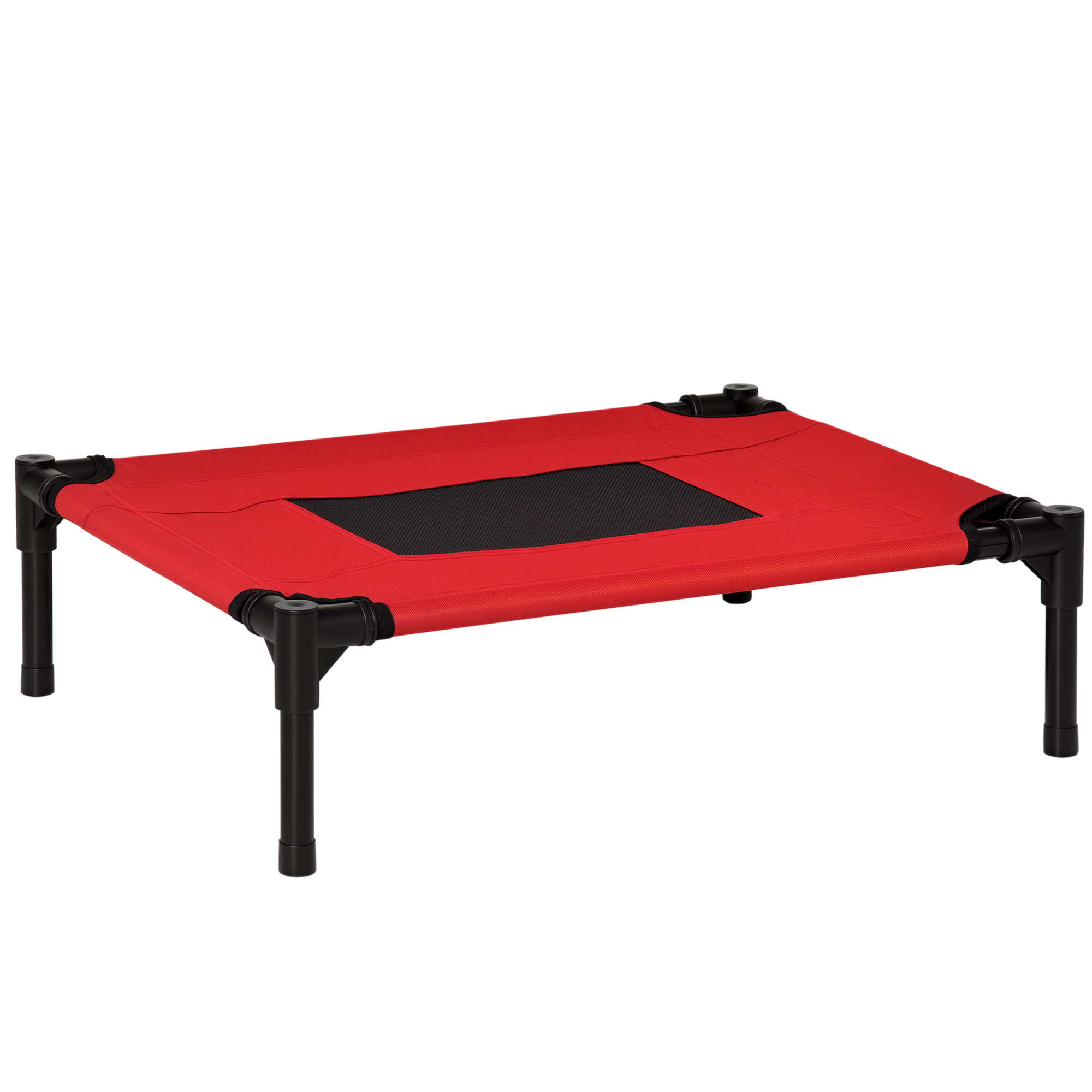 Easycomfort Cuccia Estiva Brandina per Cani fino a 11.3kg da Esterno e Interno, 61x46x18 cm, Rosso
