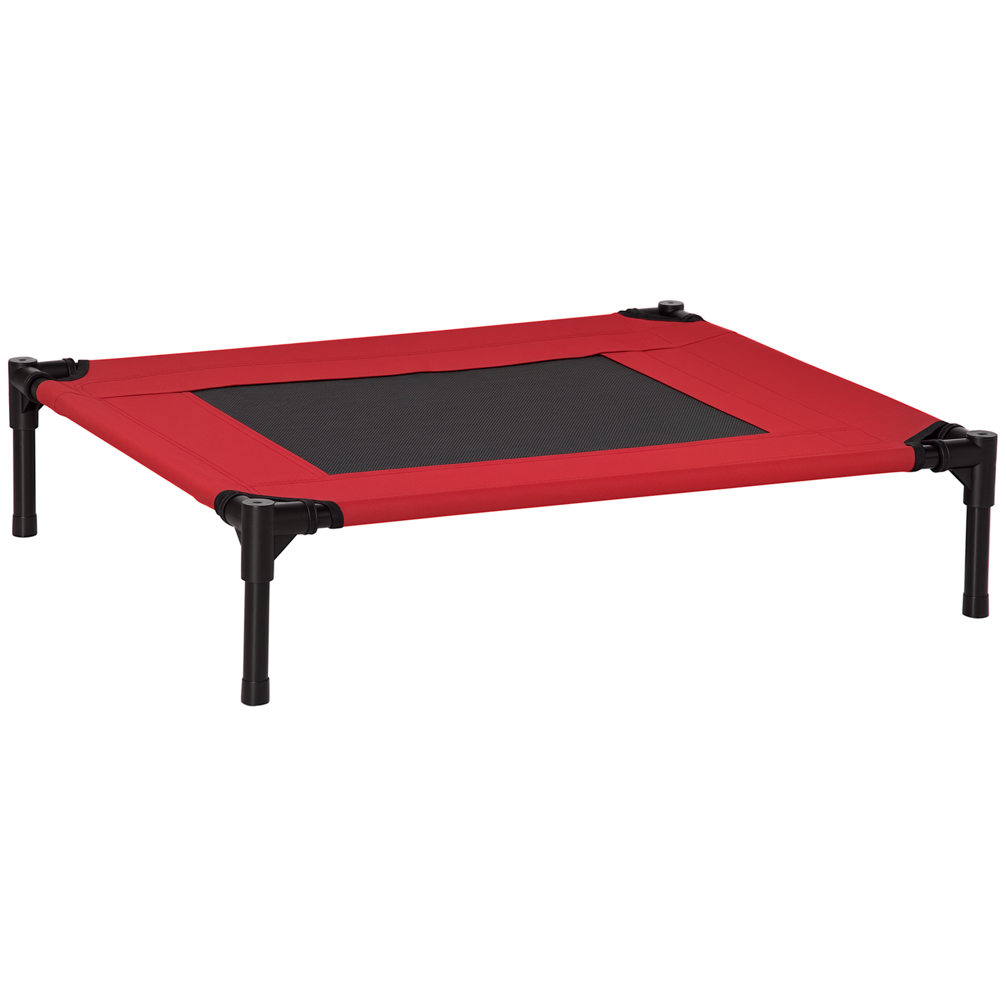 Easycomfort Cuccia Estiva Brandina per Cani fino a 18kg da Esterno e Interno Lettino per Animali 76x61x18 cm, Rosso
