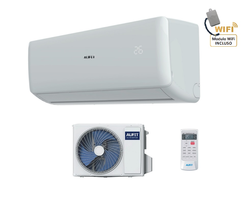 Climatizzatore Condizionatore Aufit Inverter serie FREEDOM FA/4 12000 Btu DASW-H12C5E4/FA R-32 Wi-Fi Integrato A++/A+