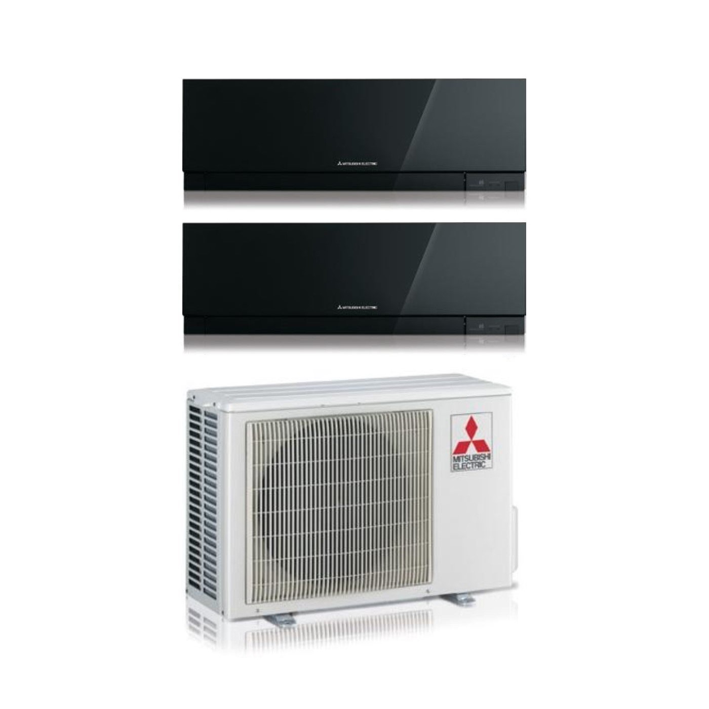 Condizionatore Dual Split Mitsubishi ElectricKirigamine Zen Black MSZ-EF 7+9 con MXZ-2F53VF Wi-Fi Integrato