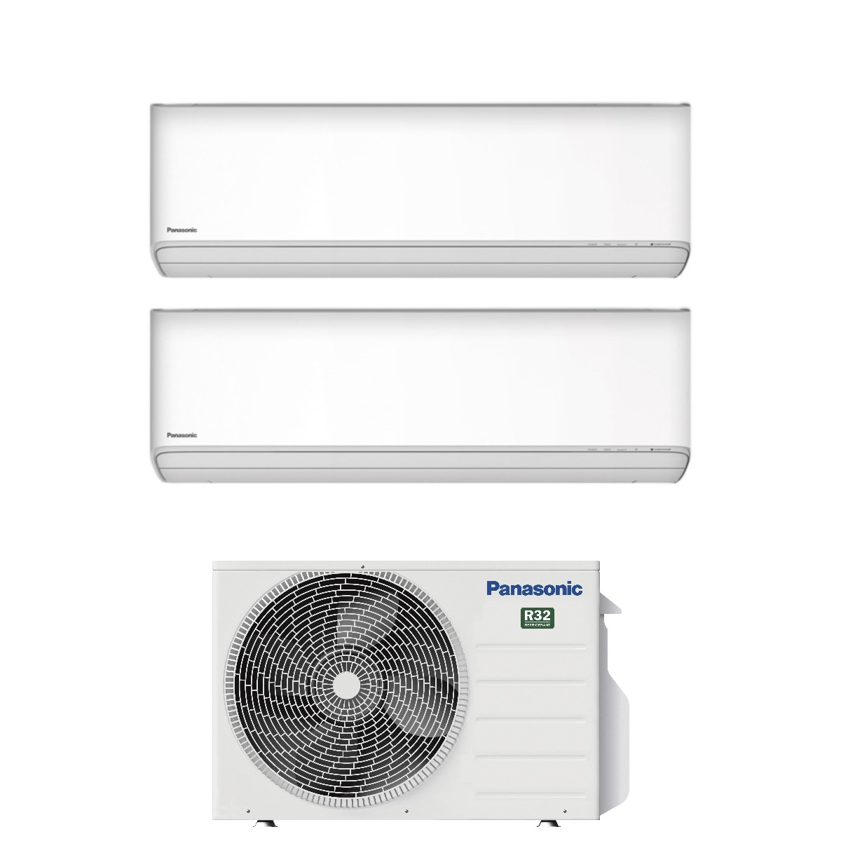 Condizionatore Dual Split Panasonic Etherea White 7+9 con CU-2Z50TBE R-32 Wi-Fi Integrato