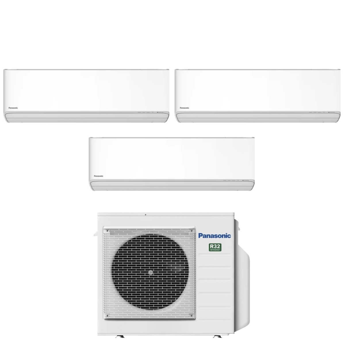 Condizionatore Trial Split Panasonic Etherea White 7+9+12 con CU-3Z68TBE R-32 Wi-Fi Integrato