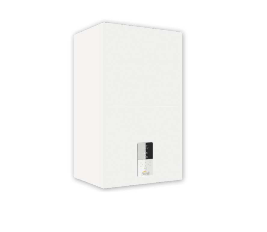 Caldaia Ferroli a condensazione Bluehelix HiTech RRT 28 C completa di kit scarico fumi low NOx Metano o GPL - Novità