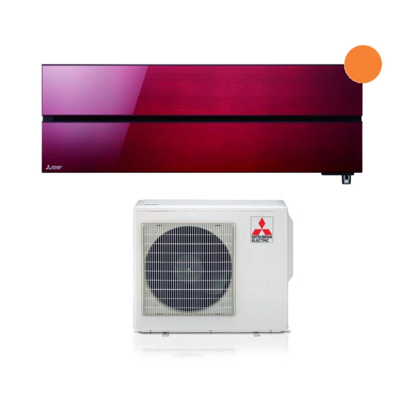 Condizionatore Mitsubishi Electric Kirigamine Style 18000 Btu MSZ-LN25VGR Ruby Red R-32 Wi-Fi Integrato