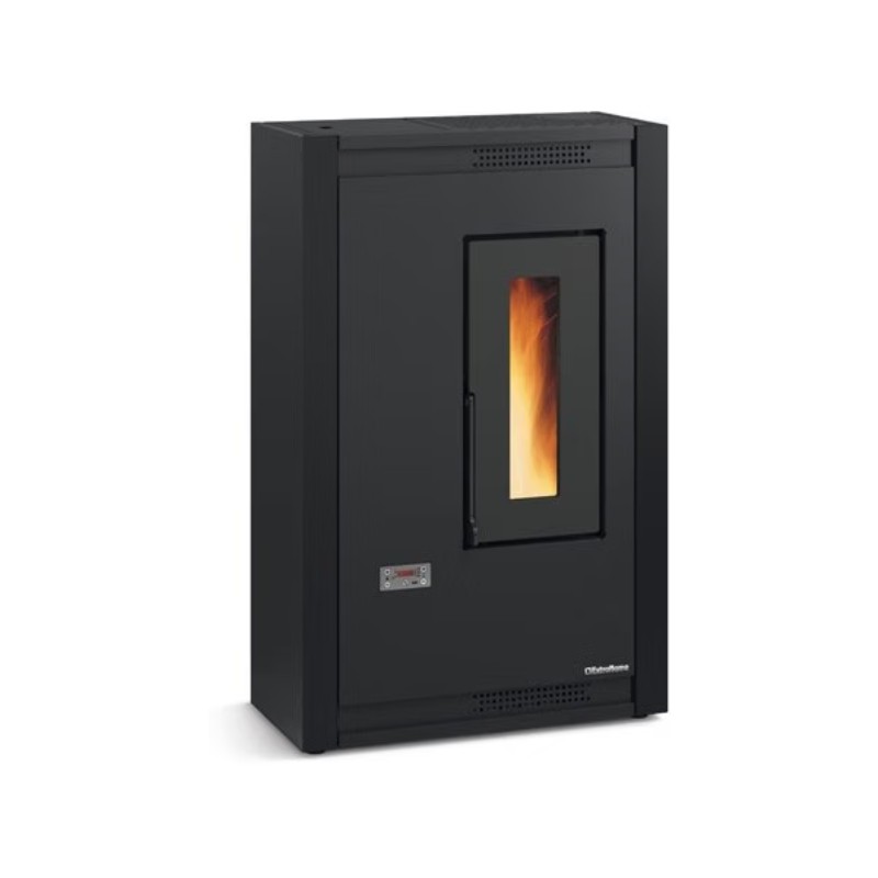 Stufa a Pellet La Nordica LUISELLA 4,8 kW - Disponibile In Vari Colori Nera