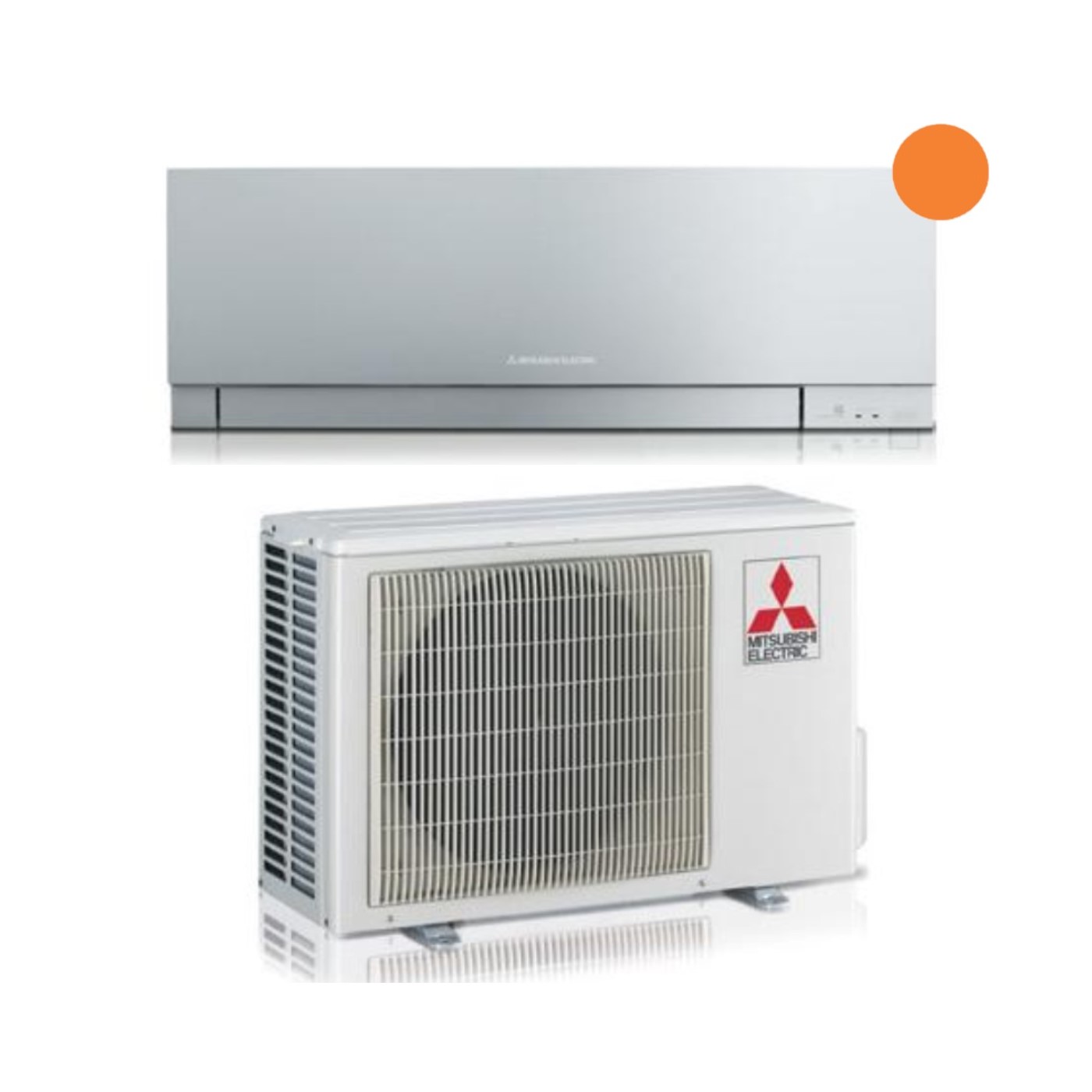 Condizionatore Mitsubishi Electric Kirigamine Zen Silver 15000 Btu R-32 Wi-Fi Integrato