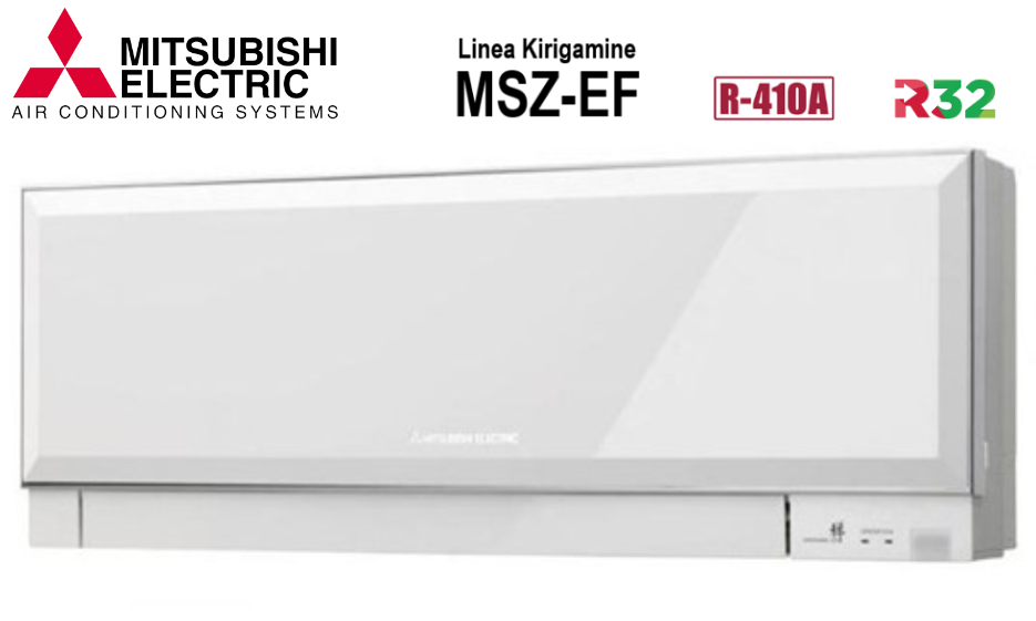 Unità Interna a Parete Mitsubishi Electric Inverter Serie Kirigamine Zen 18000 BTU MSZ-EF50VEW Colore White - Bianco