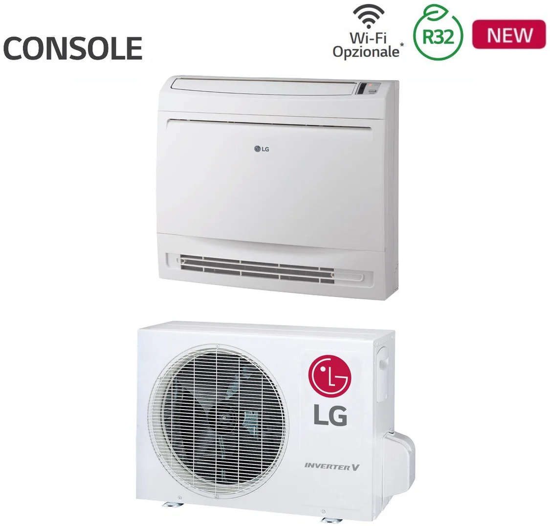 Climatizzatore Condizionatore Console Inverter LG 9000 Btu UQ09F R-32 Wi-Fi Optional - Novità